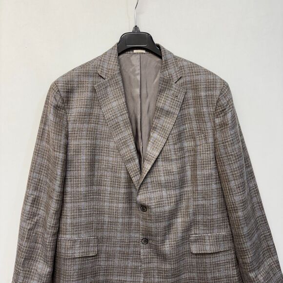 Joseph Abboud Men Ethomas Blazer Jacket Size 48 Reg Wool Silk Linen C055 -25 - Picture 10 of 16